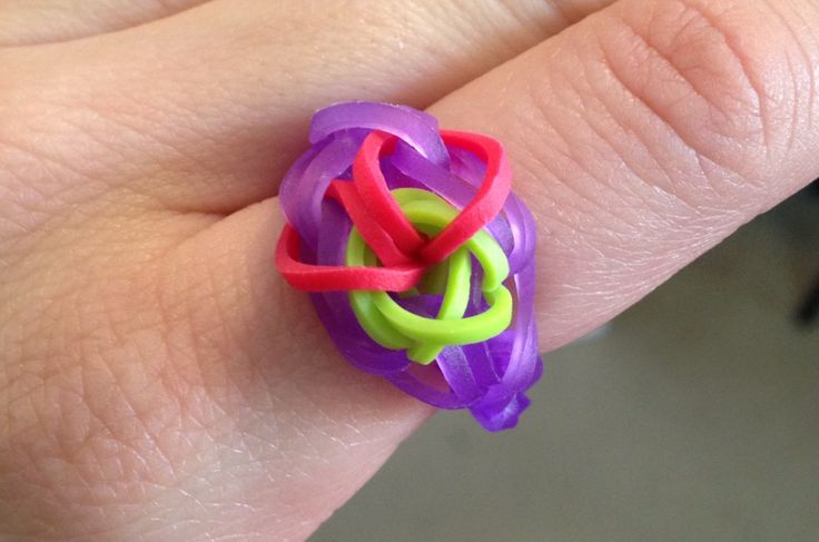 Bright and Colorful Loom Ring