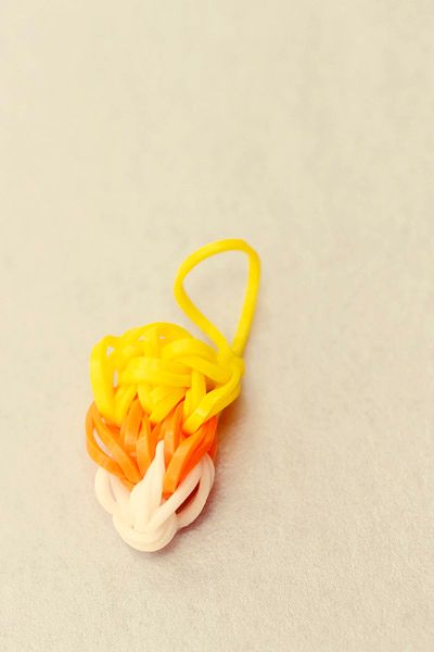 Candy Corn Loom Charm