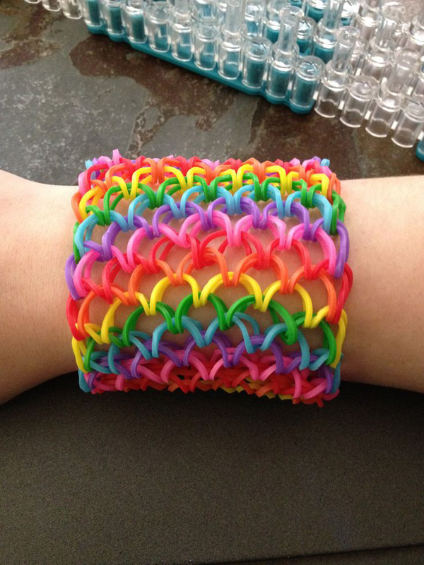 Cute Colourful Link Loom Bracelet