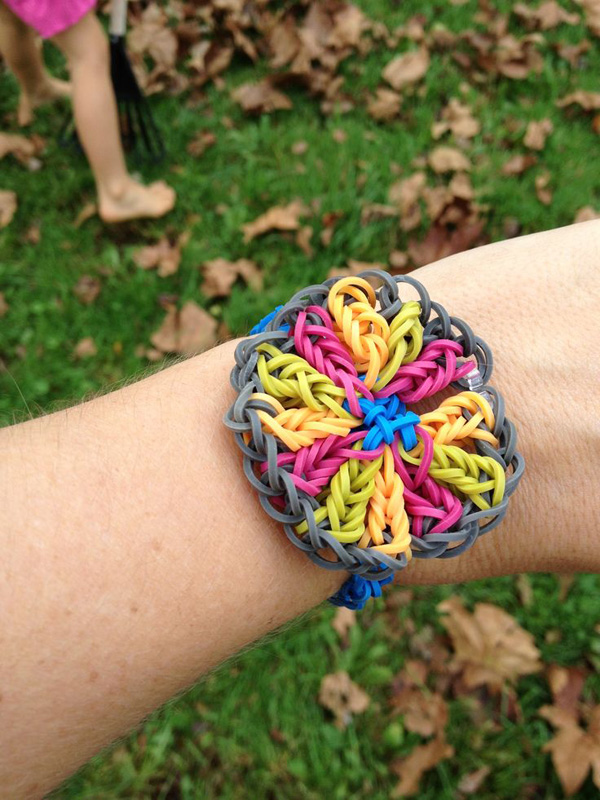 Floral Statement Loom Bracelet