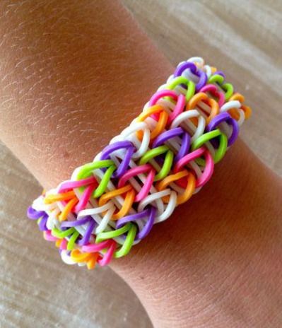 Lovely Candy Colour Loom Bracelet