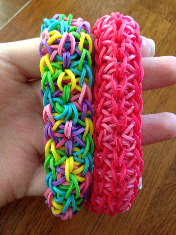 Set of 2 Bright Loom Bracelets