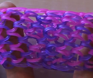 Raindow Dragon Scale Cuff Loom Tutorial 