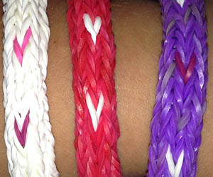 Set of Wide Band Loom Bracelets